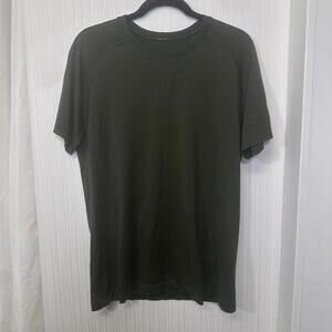 Lululemon Men's Forest Green Metal Vent Tech Short Sleeve Athletic Shirt Size M